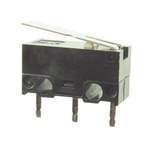 C & K Lever Snap Action Micro Switch, Through Hole Terminal, 100 mA @ 125 V ac, 100 mA @ 60 V dc, SP-CO