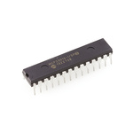 Microchip 16-Channel I/O Expander I2C 28-Pin SPDIP, MCP23016-I/SP