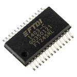 FTDI Chip FT245RL, USB Controller, 28-Pin SSOP