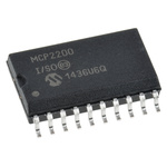 Microchip MCP2200-I/SO, USB Controller, 12Mbps, USB 2.0, 5.5 V, 20-Pin SOIC W