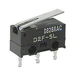 Omron Microswitch, PCB Pin Terminal, 5 A, SPDT