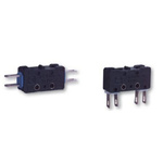 Crouzet Plunger Microswitch, PCB Straight Terminal, 6 A, SPDT, IP40