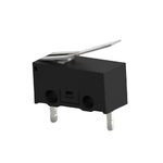 TE Connectivity Lever Snap Action Micro Switch, PCB Terminal, 0.1A at 30VDC, SPST