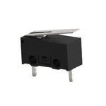 TE Connectivity Lever Snap Action Micro Switch, PCB Terminal, 0.1A at 30VDC, SPST