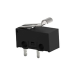 TE Connectivity Lever Snap Action Micro Switch, PCB Terminal, 0.1A at 30VDC, SPST