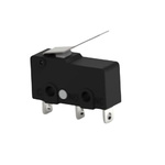 TE Connectivity Lever Snap Action Micro Switch, Solder Terminal, 3A at 30VDC, 3A at 250VAC, 5A at 125VAC, SPDT