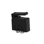 TE Connectivity Lever Snap Action Micro Switch, Right Angle PCB Terminal, 0.5A at 30VDC, SPST