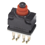 Omron Pin Plunger Subminiature Micro Switch, Quick Connect Terminal, 1 mA, SPST -NC, IP67