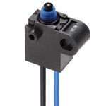 Omron Pin Plunger Subminiature Micro Switch, Lead Wire Terminal, 1 mA, SPST -NC, IP67