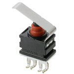 Omron Hinge Lever Subminiature Micro Switch, PCB Straight Terminal, 1 mA, SPST -NC, IP67
