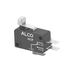 Short Roller Lever Snap Action Micro Switch, Quick Connect Terminal, 16A, SPDT
