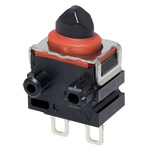Omron Pin Plunger Subminiature Micro Switch, Push In Terminal, 100mA, SPST, IP67