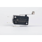 Zippy Roller Lever Snap Action Micro Switch, Solder Terminal, 16.1A, SPDT