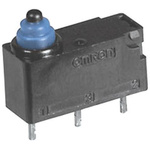 Omron Pin Plunger Micro Switch, Pre-wired Terminal, 2 A @ 12 V dc, SPST, IP67
