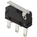 Omron Hinge Lever Micro Switch, Tab Terminal, 2 A @ 250 V ac, SPDT, IP67
