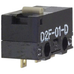 Omron Pin Plunger Micro Switch, Solder Terminal, 3 A @ 125 V ac, SPDT, IP40