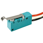 Panasonic Simulated Roller Lever Micro Switch, Pre-wired Terminal, 5 A @ 250 V ac, SP-CO, IP67