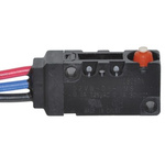 Omron Pin Plunger Micro Switch, Wire Lead Terminal, 100 mA @ 30 V dc, SP-CO, IP67