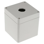 Bopla Light Grey Plastic Euromas Push Button Enclosure - 3 Hole 22mm Diameter
