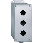 Schneider Electric Stainless Steel Harmony 9001K Push Button Enclosure - 1 Hole 30mm Diameter