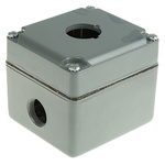 Schneider Electric Aluminium Harmony 9001K Push Button Enclosure - 1 Hole 30mm Diameter