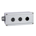Schneider Electric Aluminium Harmony 9001K Push Button Enclosure - 3 Hole 30mm Diameter