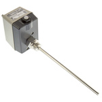 Jumo Capillary Thermostat, +120°C Max, NC, Manual Reset, Surface Mount