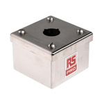 RS PRO Stainless Steel Push Button Enclosure - 1 Hole 22mm Diameter
