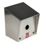 RS PRO Stainless Steel Push Button Enclosure - 1 Hole 22mm Diameter