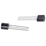 STMicroelectronics LM235Z, Temperature Sensor, -40 to +125 °C, ±1°C Analogue, 3-Pin, TO-92