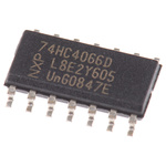 Nexperia 74HC4066D,652 Analogue Switch Quad SPST 5 V, 14-Pin SOIC