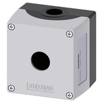 Siemens Grey Metal 3SU1851 Push Button Enclosure - 22mm Diameter