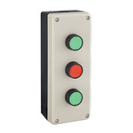 Idec Grey Polycarbonate FB Enclosure - 3 Hole 22mm Diameter