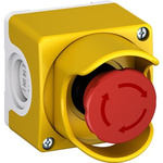 Yellow Plastic CEPY1 Enclosure - 1 Hole 40mm Diameter