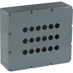 Grey Aluminium Modular Metal Push Button Enclosure -