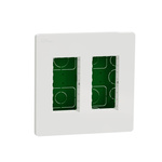 Schneider Electric White ABS New Unica Control Station Enclosure - 4 Hole