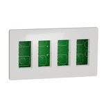 Schneider Electric White ABS New Unica Control Station Enclosure - 4 Hole
