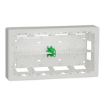 Schneider Electric White ABS New Unica Control Station Enclosure - 10 Hole
