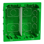 Schneider Electric Green ABS New Unica Control Station Enclosure - 4 Hole