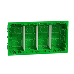 Schneider Electric Green ABS New Unica Control Station Enclosure - 4 Hole