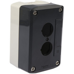 Schneider Electric Grey Plastic XALD Control Station Enclosure - 2 Hole 22mm Diameter