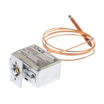 Jumo Capillary Thermostat, +200°C Max, SPST, Automatic Reset, Panel Mount