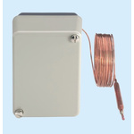 Jumo Capillary Thermostat, +300°C Max, SPST, Manual Reset, Surface Mount