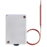 Jumo Capillary Thermostat, +300°C Max, NO/NC, Manual Reset, Surface Mount