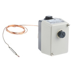 Jumo Capillary Thermostat, +300°C Max, NC, Manual Reset, Surface Mount