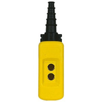 Schneider Electric Yellow Polypropylene Harmony XACA Pendant Station Enclosure - 2 Hole 22mm Diameter