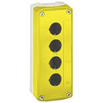 Schneider Electric Yellow Plastic Harmony XALK Push Button Enclosure - 5 Hole 22mm Diameter