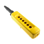 Schneider Electric Yellow Polypropylene Harmony XACA Pendant Station Enclosure - 6 Hole 22mm Diameter