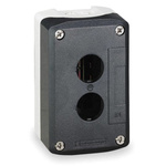 Schneider Electric Grey Plastic Harmony XALD Push Button Enclosure - 2 Hole 22mm Diameter