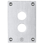 Schneider Electric Aluminium Harmony XAP Control Station Enclosure - 2 Hole 22mm Diameter
